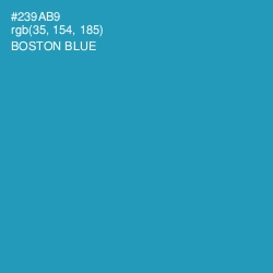 #239AB9 - Boston Blue Color Image